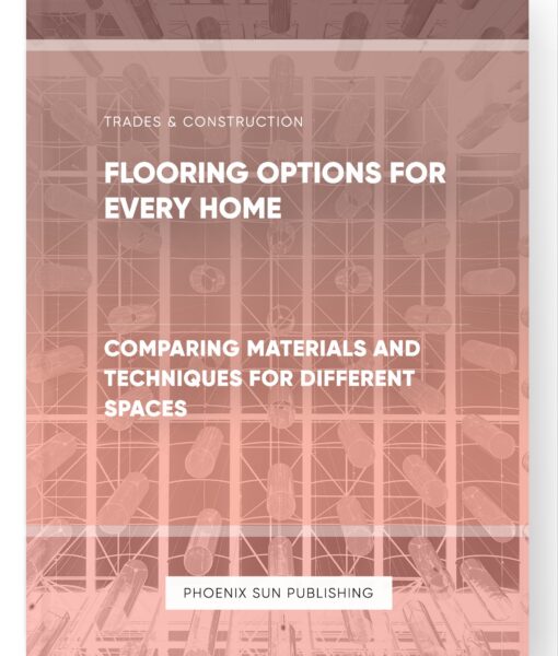 Flooring Options for Every Home – Comparing Materials and Techniques for Different Spaces