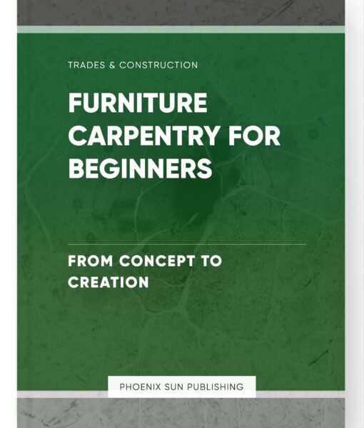 Furniture Carpentry for Beginners – From Concept to Creation