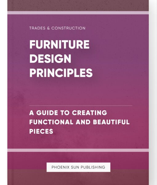 Furniture Design Principles – A Guide to Creating Functional and Beautiful Pieces