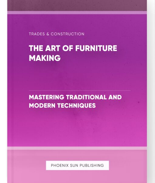 The Art of Furniture Making – Mastering Traditional and Modern Techniques