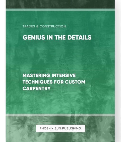 Genius in the Details – Mastering Intensive Techniques for Custom Carpentry