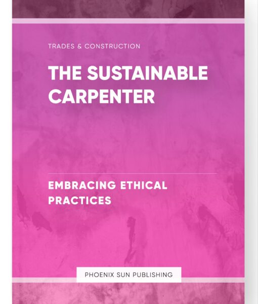 The Sustainable Carpenter – Embracing Ethical Practices