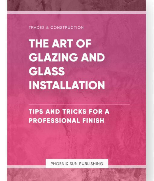 The Art of Glazing and Glass Installation – Tips and Tricks for a Professional Finish