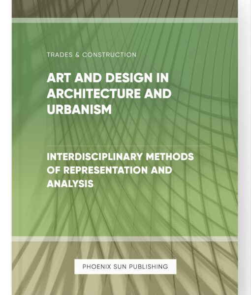 Art and Design in Architecture and Urbanism – Interdisciplinary Methods of Representation and Analysis