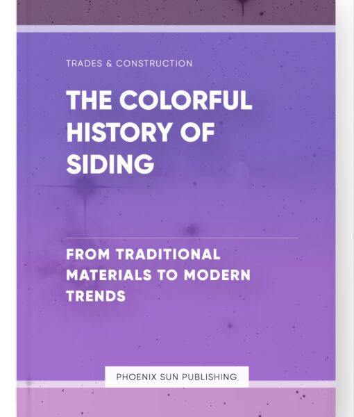 The Colorful History of Siding – From Traditional Materials to Modern Trends