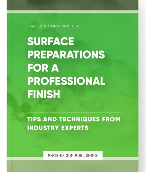 Surface Preparations for a Professional Finish – Tips and Techniques from Industry Experts