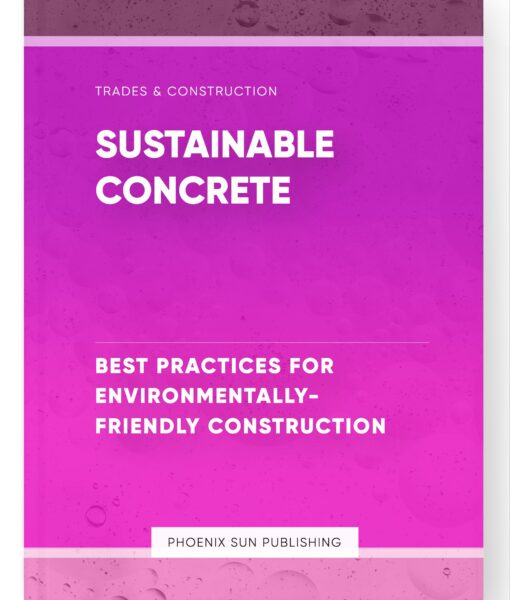 Sustainable Concrete – Best Practices for Environmentally-Friendly Construction