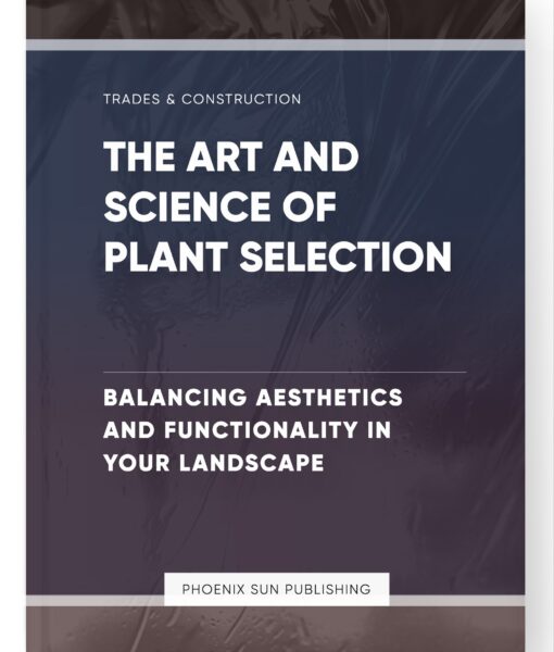 The Art and Science of Plant Selection – Balancing Aesthetics and Functionality in Your Landscape