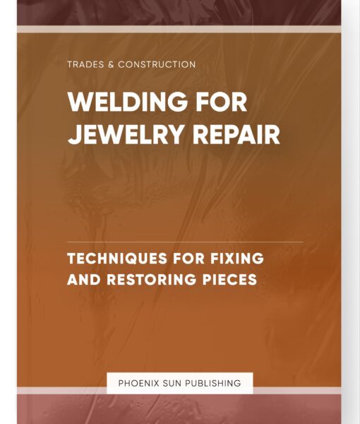 Welding for Jewelry Repair – Techniques for Fixing and Restoring Pieces