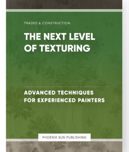 The Next Level of Texturing – Advanced Techniques for Experienced Painters