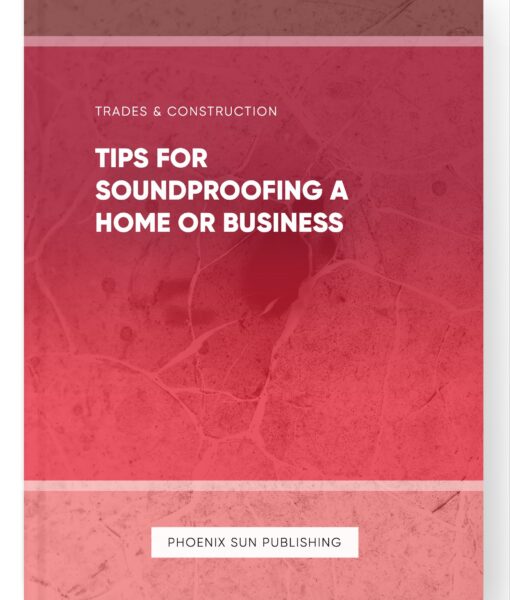 Tips for Soundproofing a Home or Business