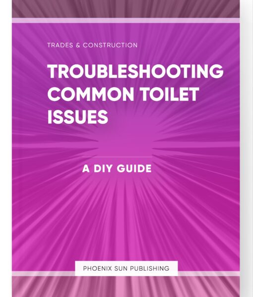 Troubleshooting Common Toilet Issues – A DIY Guide