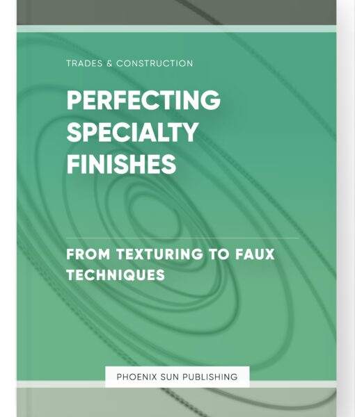 Perfecting Specialty Finishes – From Texturing to Faux Techniques