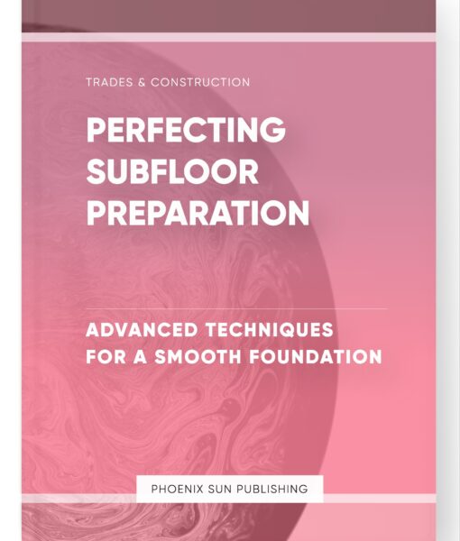 Perfecting Subfloor Preparation – Advanced Techniques for a Smooth Foundation