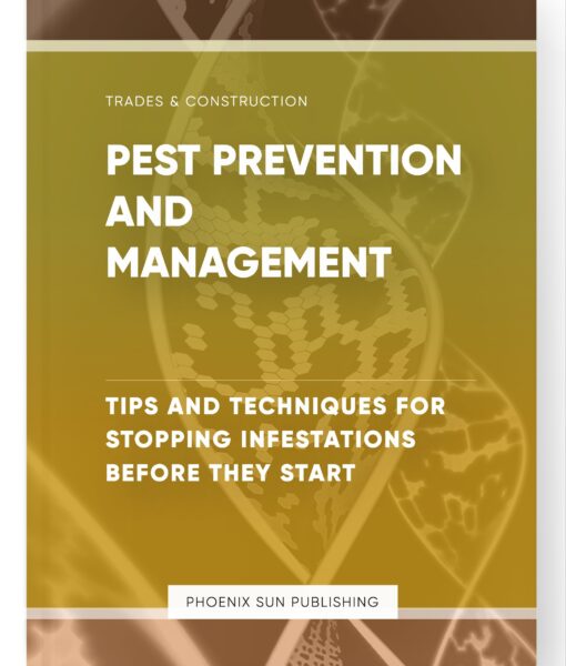 Pest Prevention and Management – Tips and Techniques for Stopping Infestations Before They Start