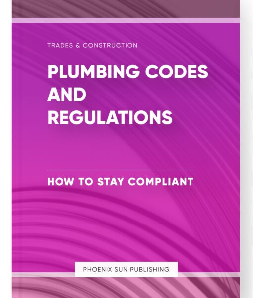 Plumbing Codes and Regulations – How to Stay Compliant