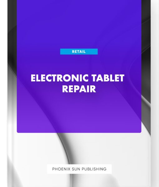 Electronic Tablet Repair