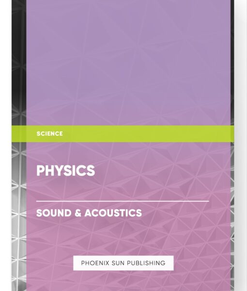 Physics – Sound & Acoustics