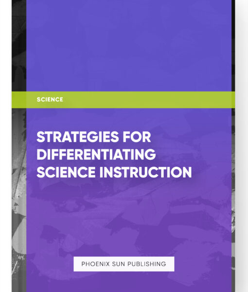 Strategies for Differentiating Science Instruction