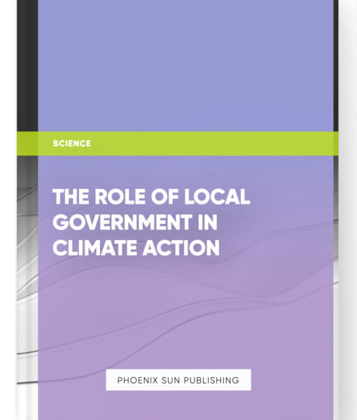 The Role of Local Government in Climate Action